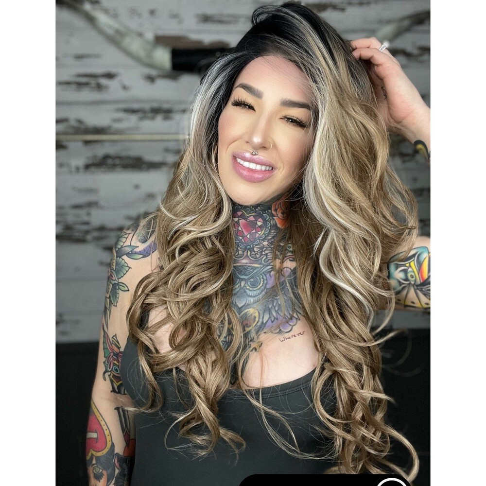 Rebel Gypsy “Have you ever”Human hair blend wig